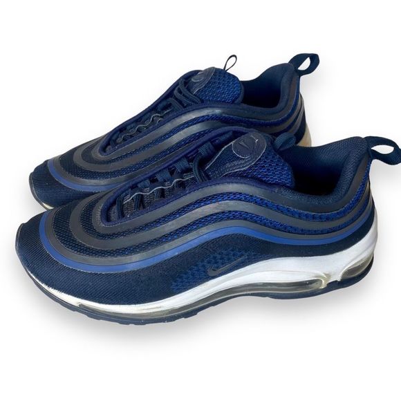 Nike Other - NIKE | Air Max 97 Youth Ultra Gym Blue Trainers Running Shoes | Sz 6.5Y